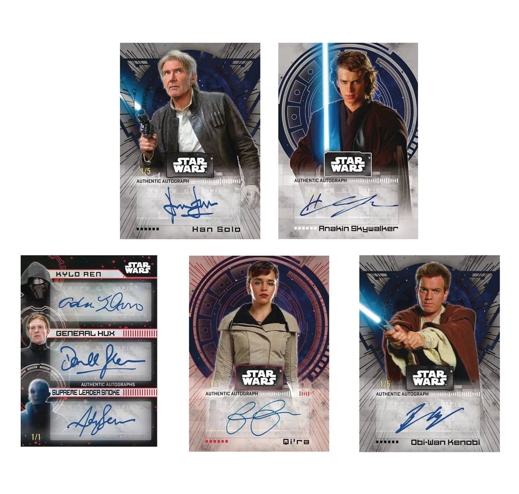 1 - 2022 Topps Star Wars Signature Series FULL CASE Random