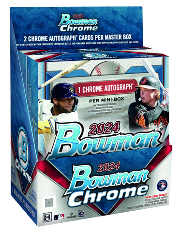 2024 Bowman Chrome Baseball HOBBY Box *SHIPPED SEALED*