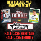 #2 - MIXER - HALF CASE HERITAGE + HALF CASE TRIBUTE MLB 2025 (4/27 BREAK)