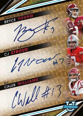 #2 - HALF CASE BUY 1 GET 4 TEAMS FREE 2022 BOWMANS BEST FB (3/3 BREAK)