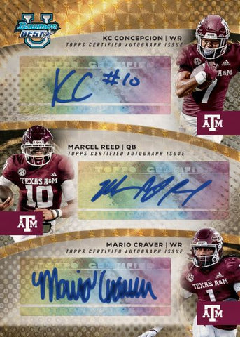 #2  - Bowmans Best Univ FB HOBBY Case Break (12/8 Break)