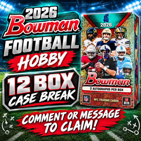 2026 Bowman Football 12-Box Hobby Case Break - IG BREAK ASAP