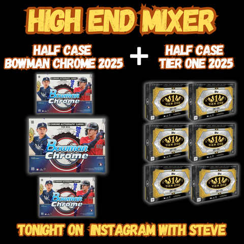 HIGH END MIXER!!  HALF CASE TIER 1 & HALF CASE BOWMAN CHROME