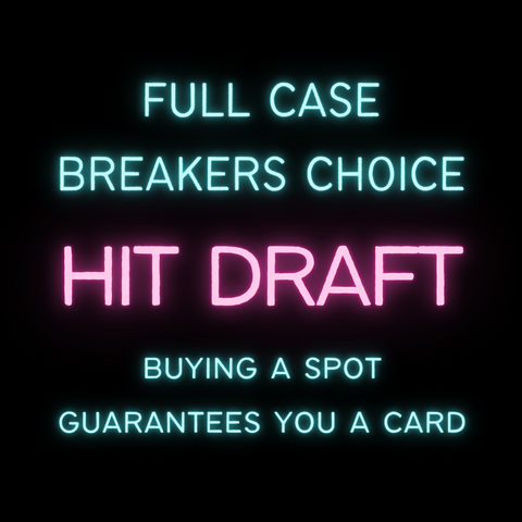 #1 - FULL CASE HIT DRAFT GUARANTEED CARD BREAKERS CHOICE BOWMAN (5/15 BREAK)