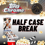 #1 - HALF CASE BREAK ROTATING TEAMS Topps Chrome HOBBY Basketball Random Team (8/28 Break)