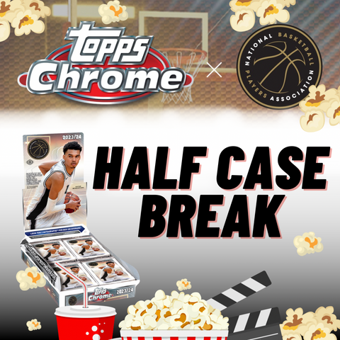 #1 - HALF CASE BREAK ROTATING TEAMS Topps Chrome HOBBY Basketball Random Team (8/28 Break)