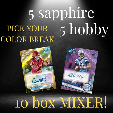#2 - 10 Box PICK YOUR COLOR Mixer - (1/9 Break)