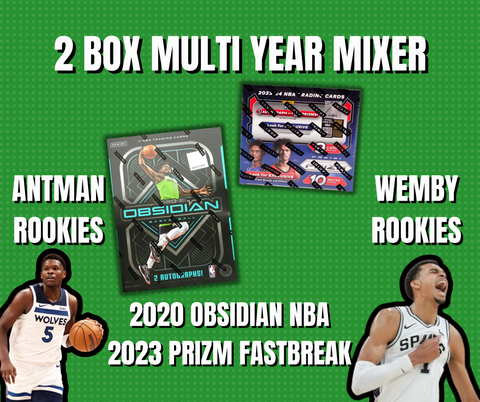 #2 - 2 box Multi Year MEGA MIXER ** Wemby + Antman Rookies** (5/2 Break)