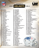 RANDOM TEAM - FULL SIZE AUTOGRAPHED HELMET NFL FANATICS UNDER WRAPS