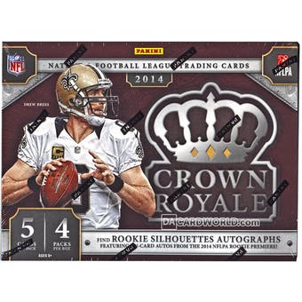 2014 Crown Royale Football Hobby Box (PERSONAL BREAK) **READ BELOW**