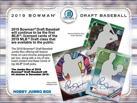 #7 - 2019 Bowman Draft Jumbo PYT Case Break (12/7 Break)