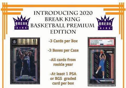 #1 - Break King Basketball Random Player FULL CASE Break (1/18 Break)
