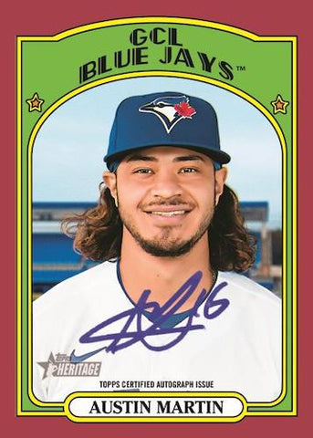 #1 - 2021 Topps Heritage Baseball Minor League FULL CASE RT (11/19 Break)