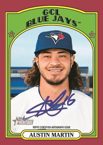 #3 - 2021 Topps Heritage Baseball Minor League FULL CASE RT (11/30 Break)