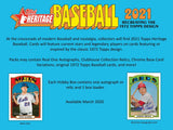 #6 - 2021 Topps Heritage Baseball Single Box RT (3/28 Break)