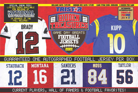 #2 - 2022 Tristar Game Day Greats Signed Jersey 5 Box Case RT (8/1 Break)