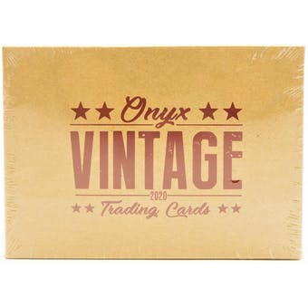 2020 Onyx Vintage Hobby Box (PERSONAL BREAK) **READ BELOW**