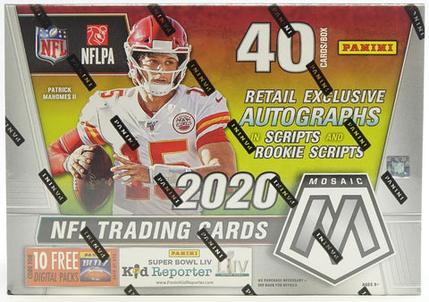 #12 - Mosaic Football Mega (Target) Single Box RT Break (1/14 Break)