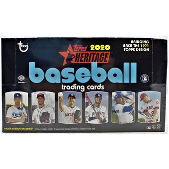 2020 Heritage Baseball Hobby Box (PERSONAL BREAK) **READ BELOW**