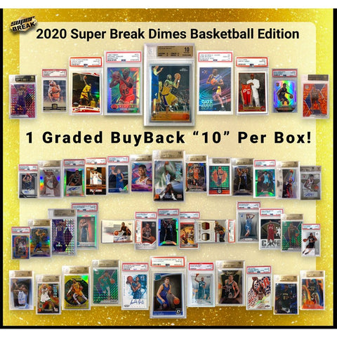#1 - SUPER BREAK DIMES BASKETBALL EDITION FULL CASE RANDOM SERIAL NUMBER (11/23 BREAK)