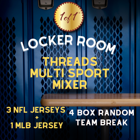 #1 - 4 Box Locker Room Threads Autographed Jersey Multi Sport RT Break (11/4 Break)