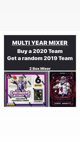 #2 - Multi Year Mixer Contenders Draft and 2019 Obsidian NFL (6/8 Break with D Bo)