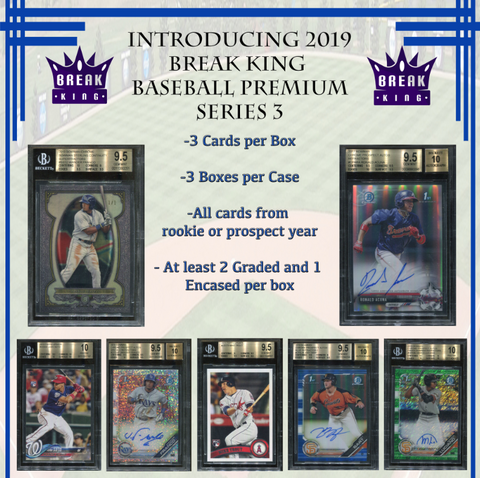 #4 -  Break King Baseball Premium Edition RANDOM PLAYER CASE BREAK