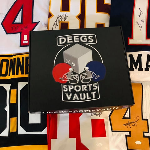#30 - DSV Autographed Football Jersey Single Box RT (7/24 Break)