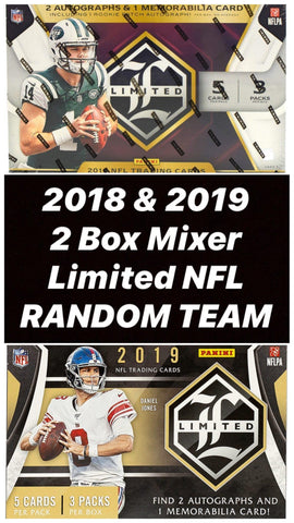 #1 - 2018 & 2019 Limited NFL 2 BOX BREAK (4/2 Break with D Bo on IG Live)