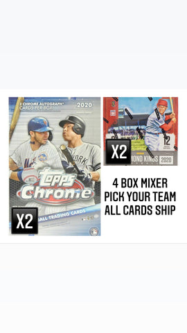 #5 - Topps Chrome Hobby/Diamond Kings 4 Box Mixer (9/20 Break)