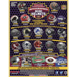 #1 - AUTOGRAPHED MINI HELMET FULL CASE 10 BOX RANDOM TEAM (4/1 BREAK)