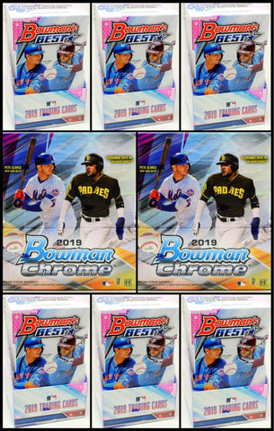 #1 - 8 Box MLB Mixer -- Bowmans Best (6bx) and Bowman Chrome (2bx)
