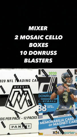 #2 - Mosaic NFL 2 Cello Boxes & Donruss NFL 10 Blasters MIXER PYT (10/19 Break)