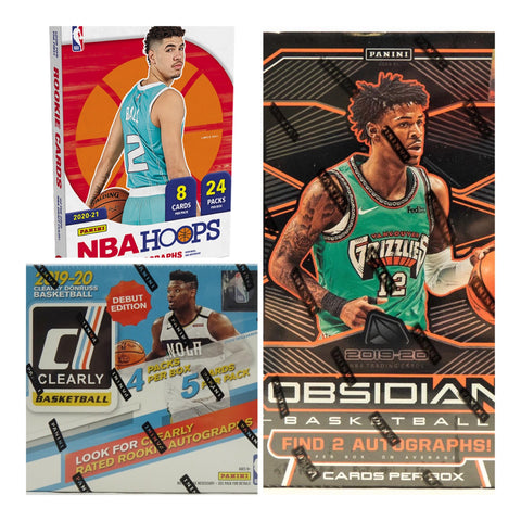 #1 - 19-20 Obisidian/Clearly Donruss/2020-21 Hoops NBA 3 Box RT Mixer (2/19 Break)