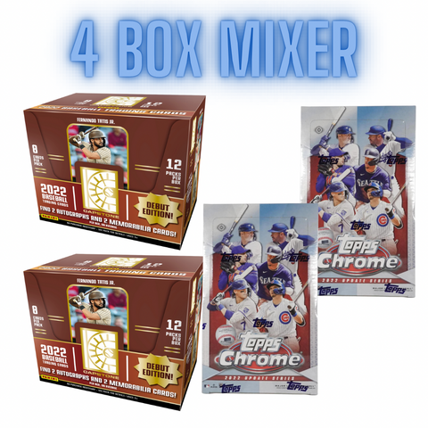#1 - 4 Box MLB Mixer -- 2 Chrome Update & 2 Capstone - (1/3 Break)