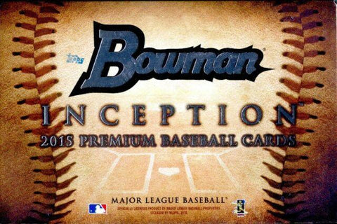 #3 - 2015 Bowman Inception 4 Box HALF CASE RT (9/26 Break)