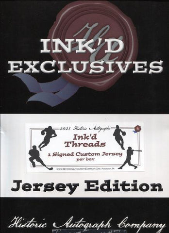 #5 - Ink'd Exclusives Autographed Jersey MultiSport RANDOM NUMBER (10/6 Break)