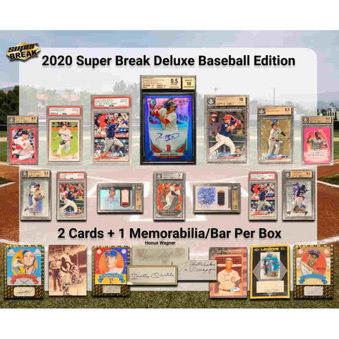 #10 - Super Break Baseball Deluxe Edition RT SINGLE BOX (4/24 Break with D Bo)
