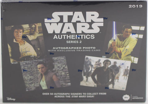 Star Wars Authentics Autographs Series 2 Hobby Box (Topps 2019)