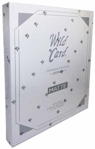 #2 - Wild Card Matte White Football Single Box RANDOM PLAYER BREAK (6/5 Break)